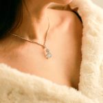Aukmla Bride Wedding Necklace Earrings Set Silver Rhinestones Necklaces Bridal Crystal Jewelry Accessories for Women and Girls (Set of 3) - Image 2